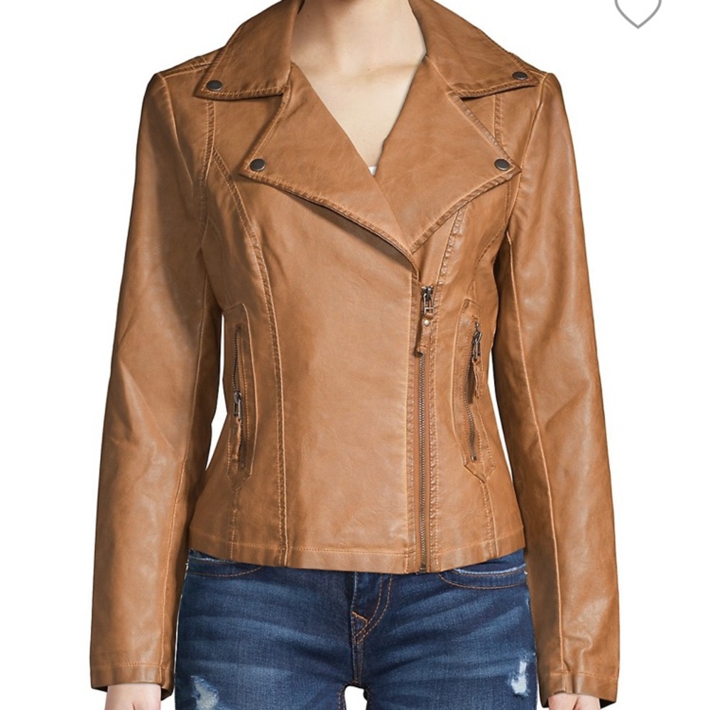 Classic Faux Leather Jacket